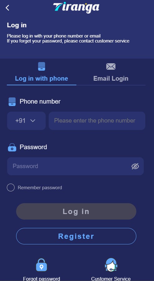 Steps To Login To Tiranga Lottery